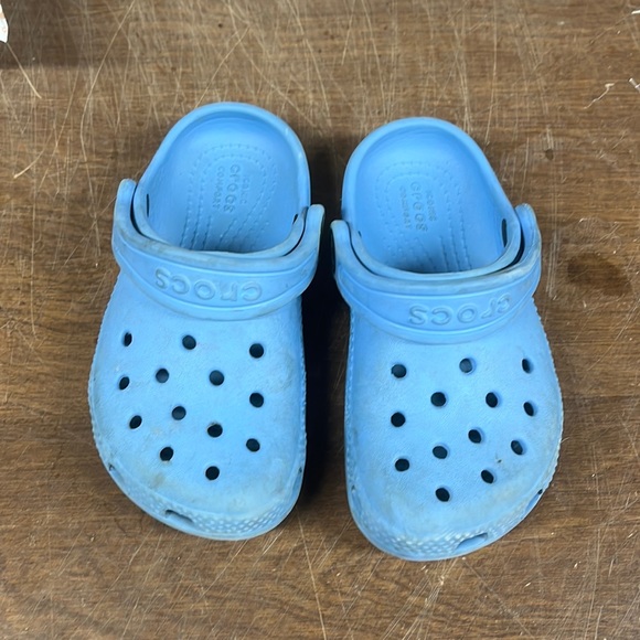 CROCS Shoes Crocs Light Blue Iconic Clogs 8 Poshmark